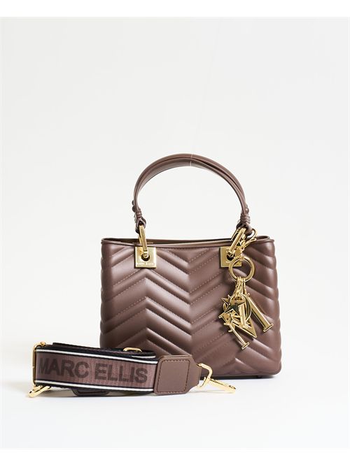  MARC ELLIS | FLAT KRISSY S WAVE_25COCOA/LIGHTGOLD